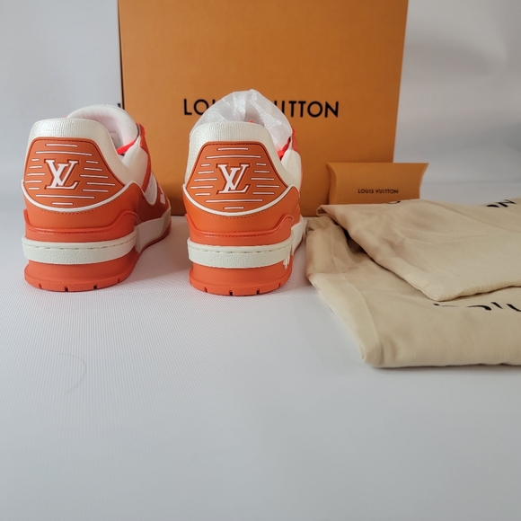 LOUIS VUITTON TRAINER SNEAKER  ORANGE Sty 1A9VN5 BY VIRGIL ABLOH - Picture 2 of 16